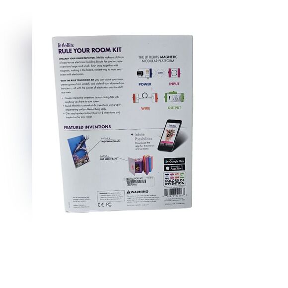 littleBits Rule Your Room Kit STEM Electronics Building Set NIB Home Education - Picture 7 of 8